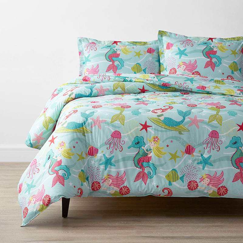 Company Kids™ Ocean Mermaid Organic Cotton Percale Comforter Set