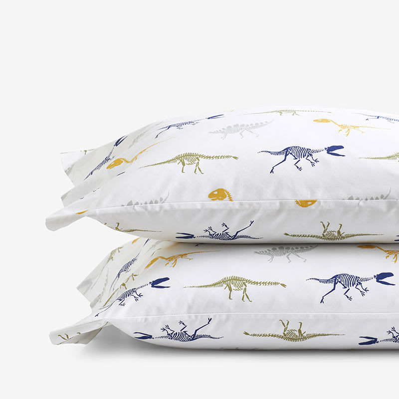 Company Kids™ Dinosaur Fossils Organic Cotton Percale Pillowcases
