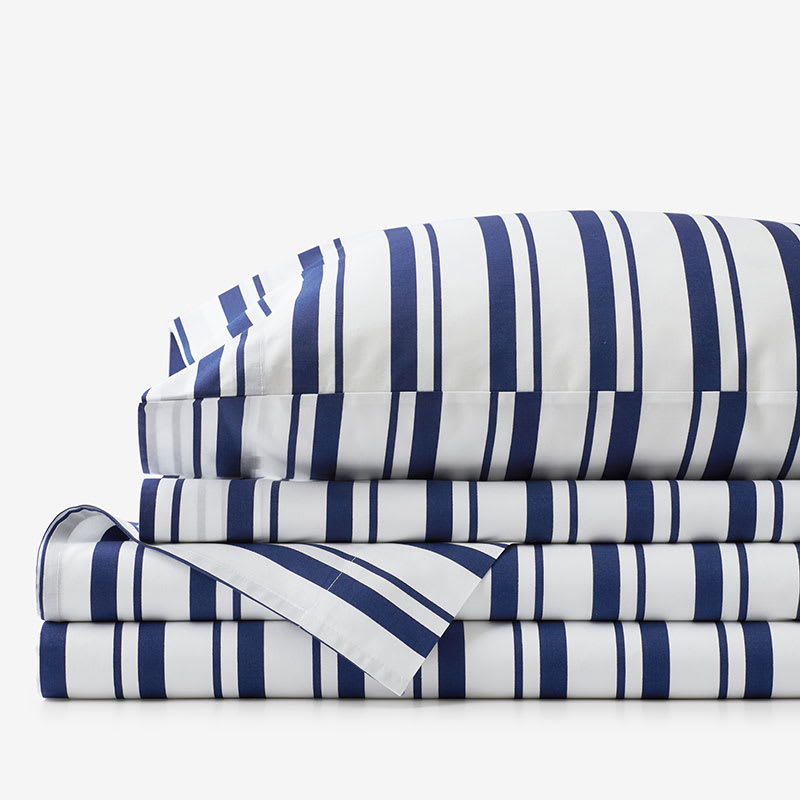 Company Kids™ Stripe Organic Cotton Percale Sheet Set