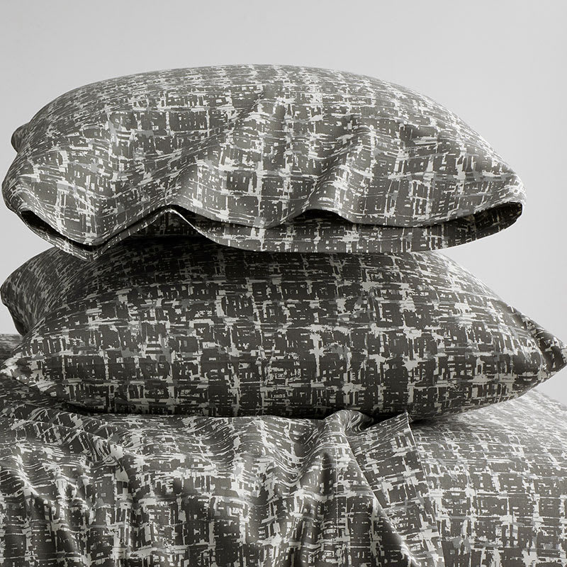 Cstudio Home Brexton Cotton Percale Pillowcases - Bark