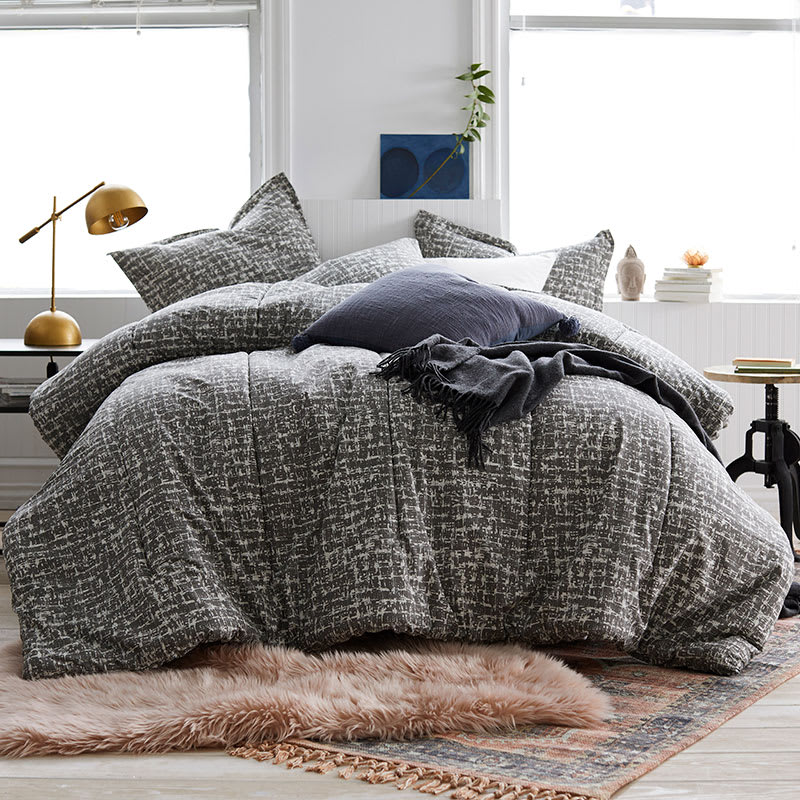 Cstudio Home Brexton Cotton Percale Comforter Set - Bark