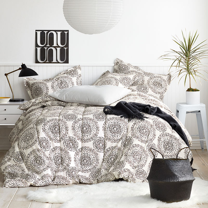 Cstudio Home Visionary Organic Cotton Percale Comforter Set - Multi