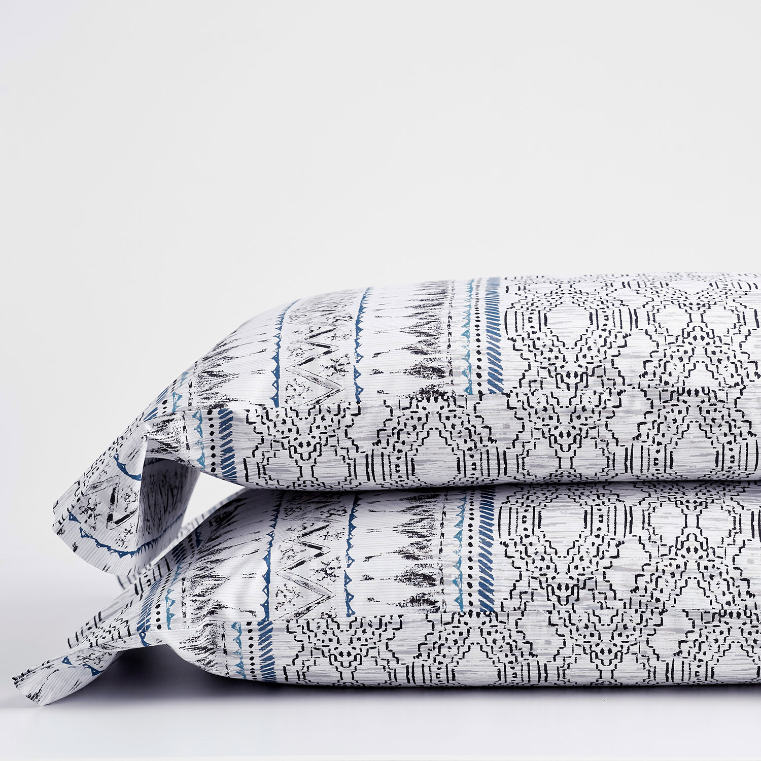 Cstudio Home Gatework Organic Cotton Percale Pillowcases - Multi