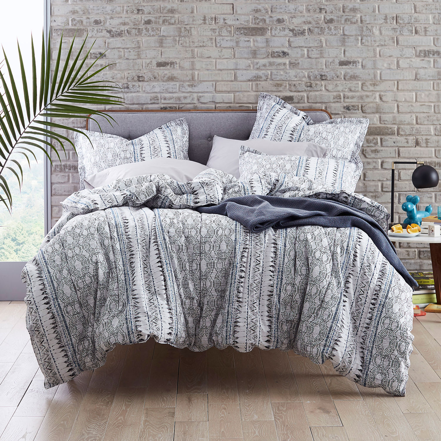 Cstudio Home Gatework Organic Cotton Percale Comforter Set - Multi