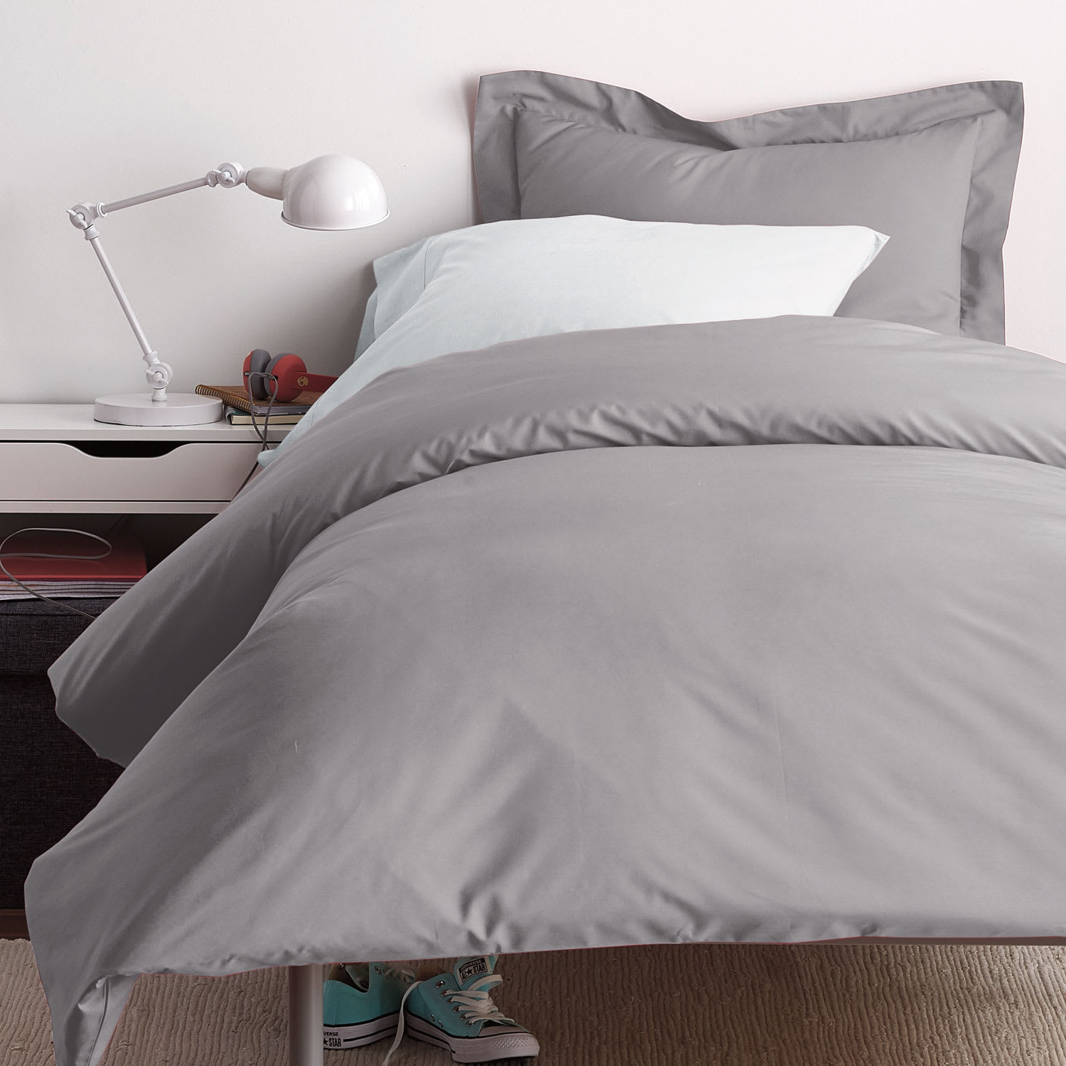 Classic Percale Back To College Duvet Cover & Sham The Company Store