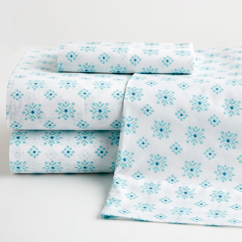 Company Cotton™ Zoe Geo Percale Extra Pillowcases - Multi