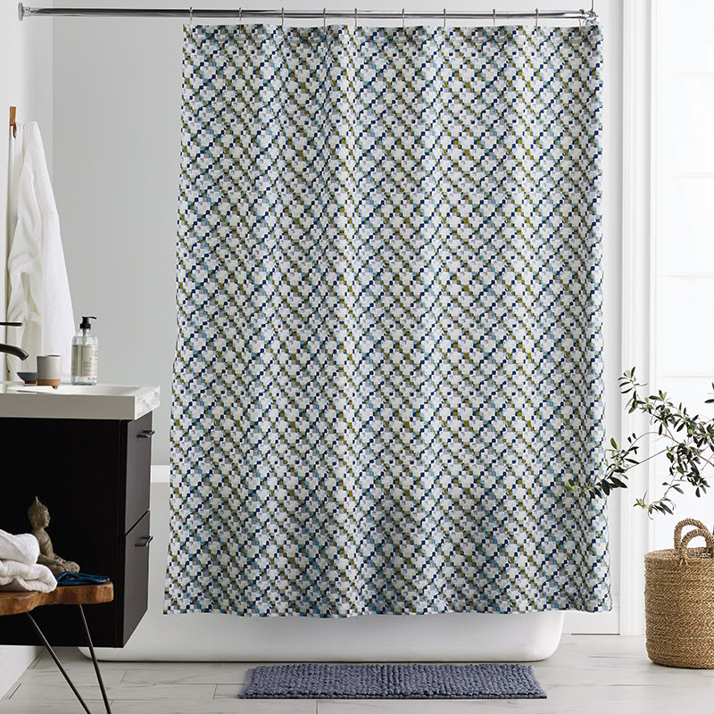Company Cotton™ Pix Organic Percale Shower Curtain - Multi