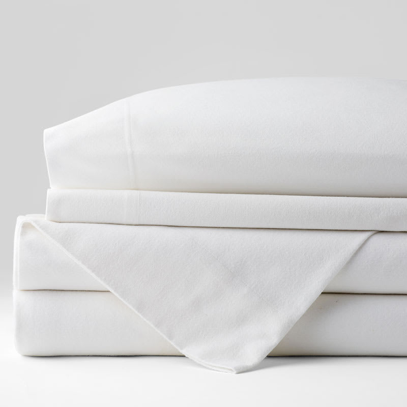 Company Cotton™ Organic Cotton Flannel Sheet Set - White