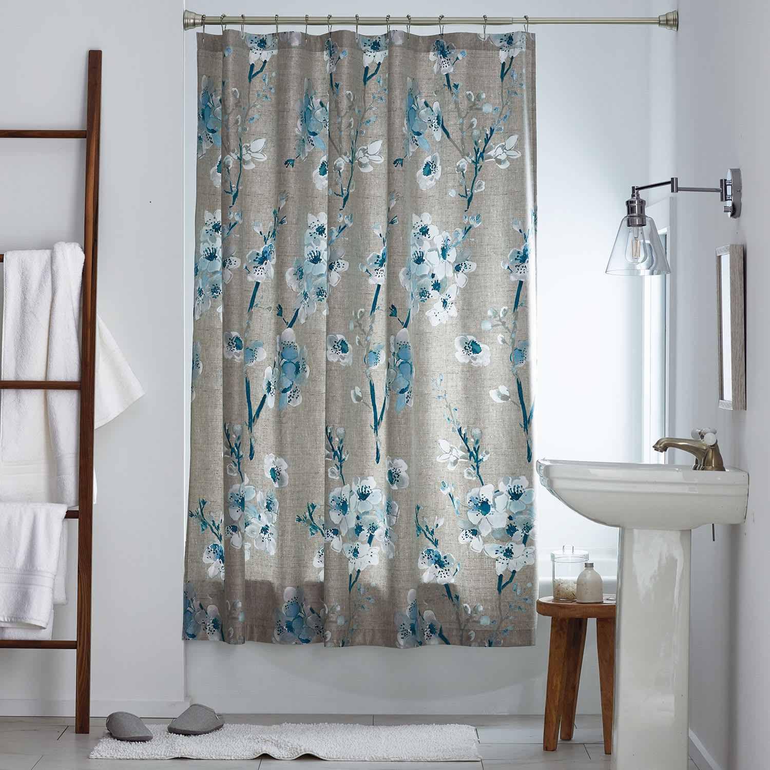 Company Cotton™ Keiko Wrinkle-Free Sateen Shower Curtain - Multi