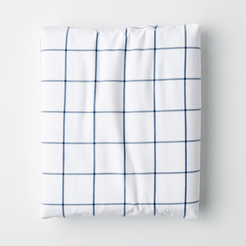 Company Cotton™ Block Plaid Percale Fitted Sheet