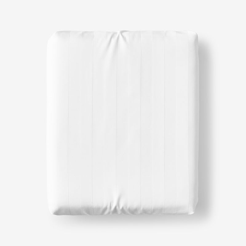 Company Cotton™ Dobby Stripe Wrinkle-Free Sateen Fitted Sheet