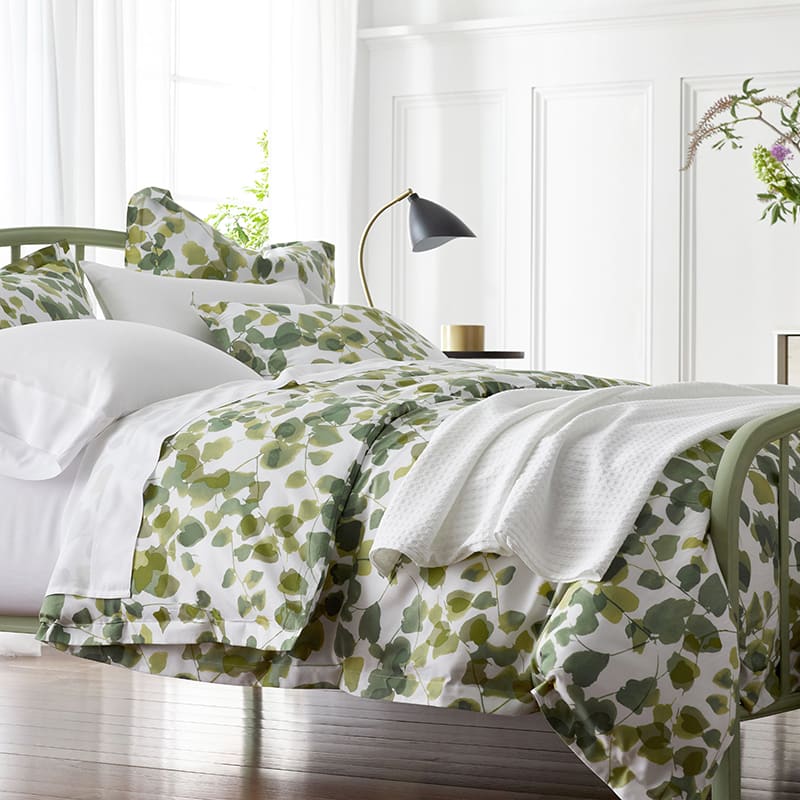 Legends Hotel™ Greenery Cotton and TENCEL™ Lyocell Duvet Cover