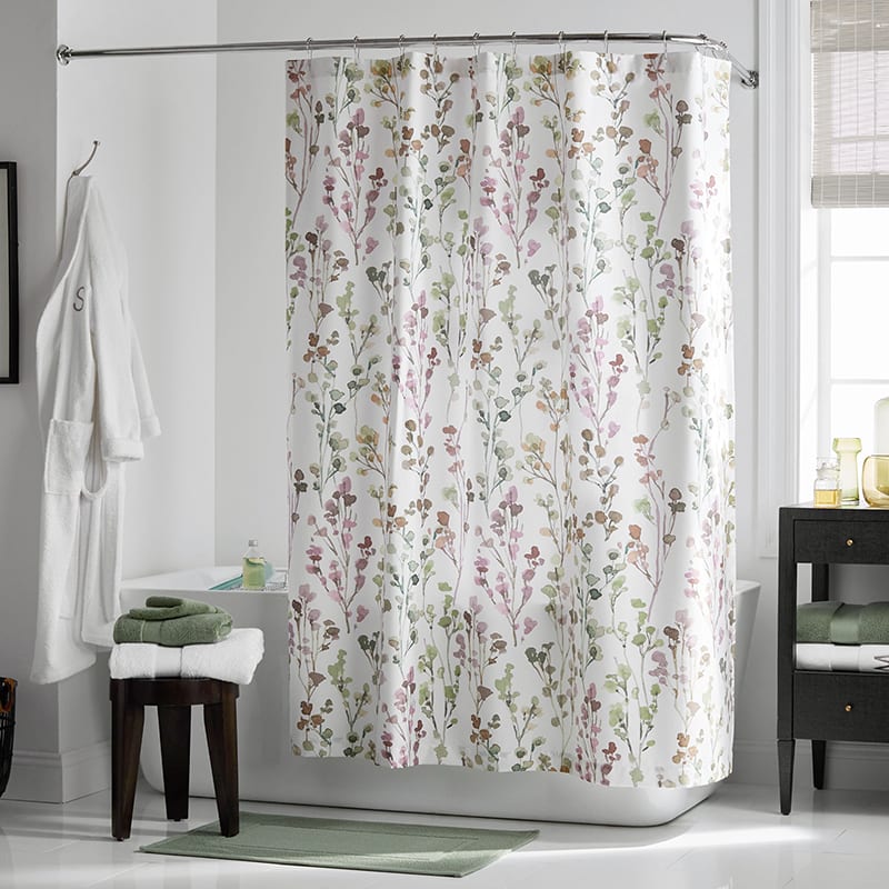 Legends Hotel™ Watercolor Flowers Wrinkle-Free Sateen Shower Curtain