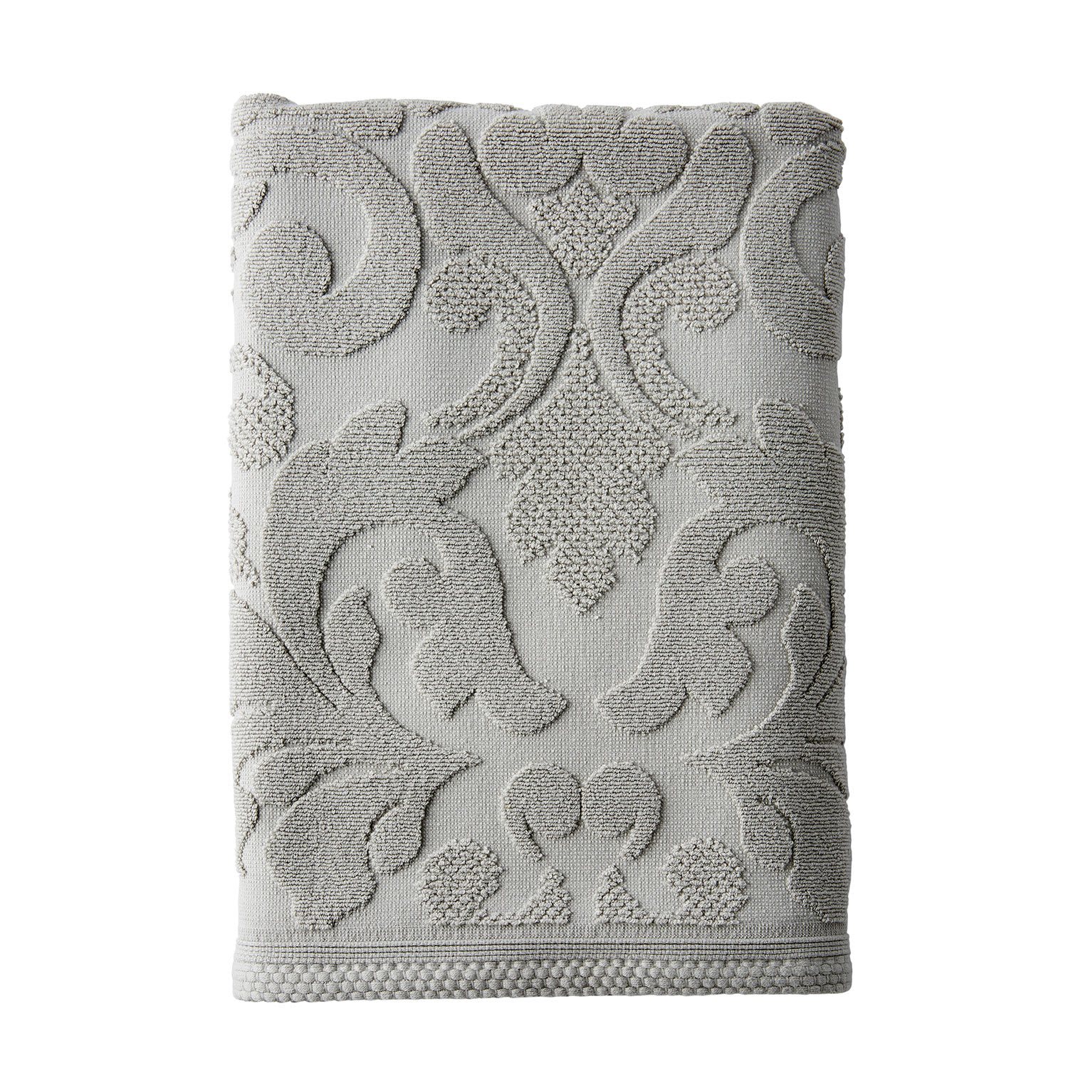 Legends Luxury™ Fleur Supima® Cotton Bath Towel - Light Gray