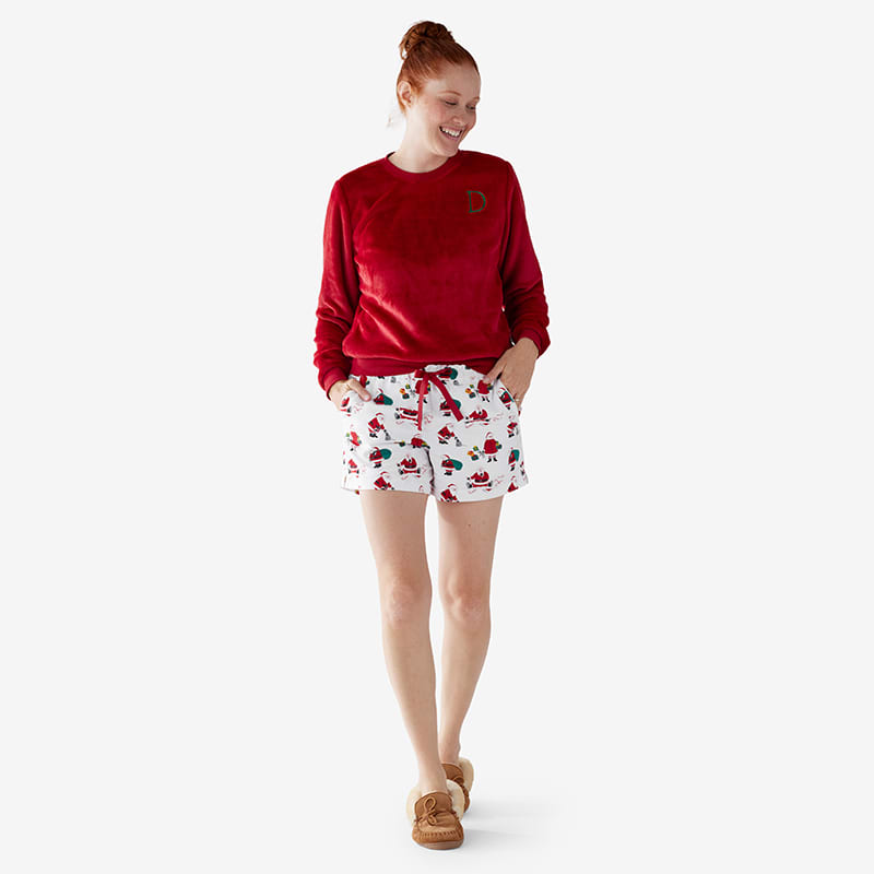 Company Cotton™ Family Flannel Womens Shorts Set
