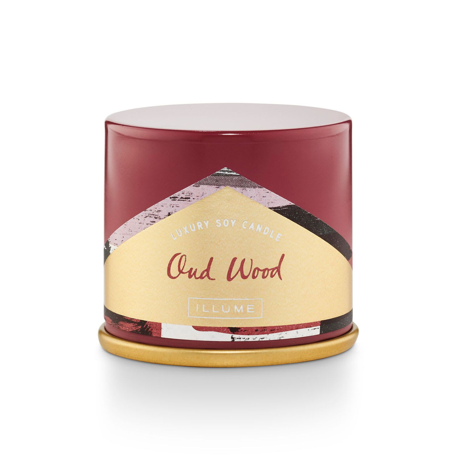 Illume® Oud Wood Vanity Tin Candle - Wine