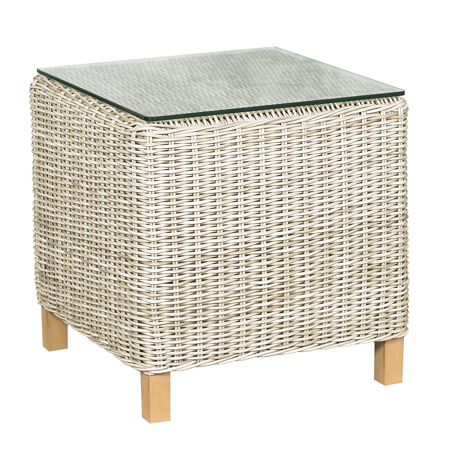 Brentwood End Table - Ivory