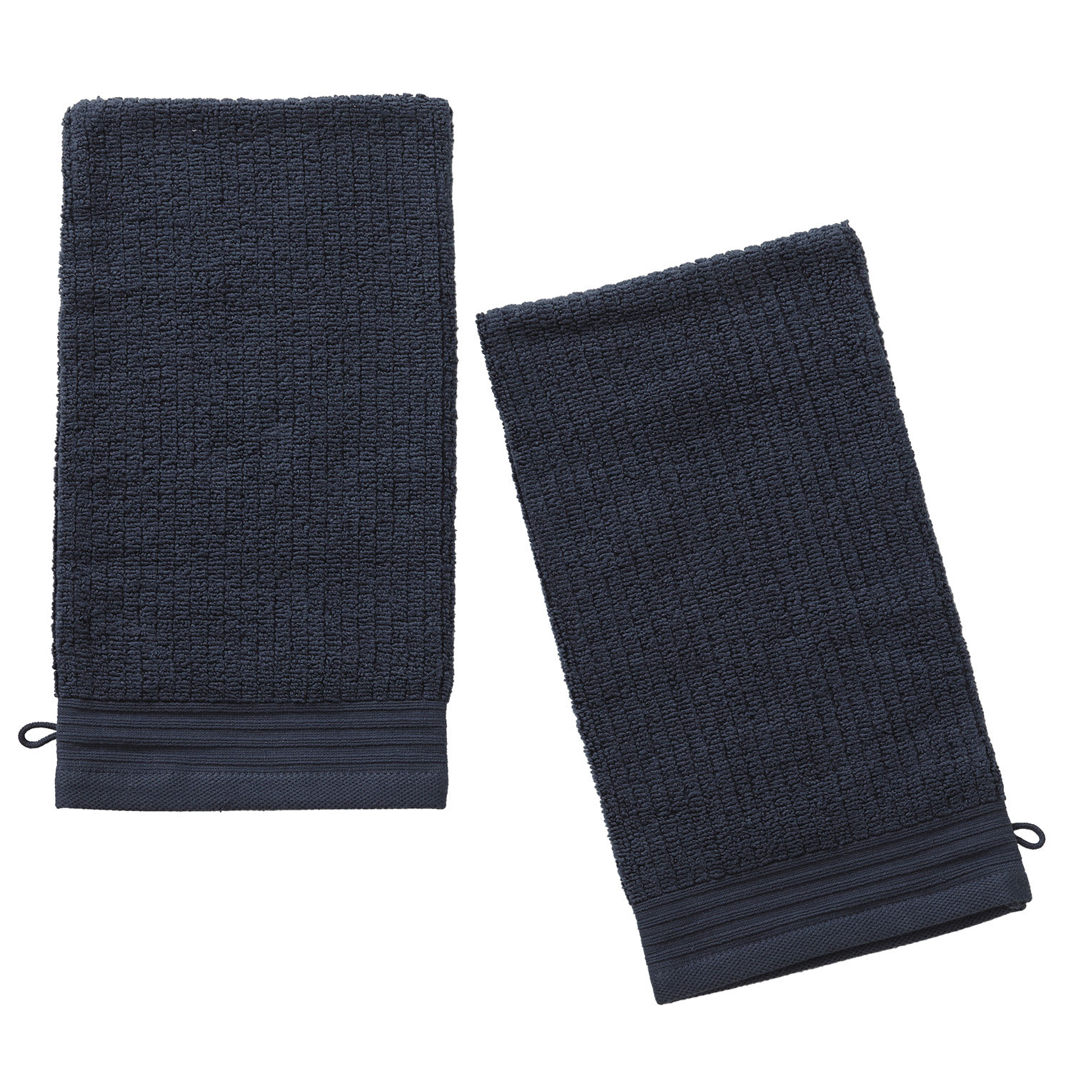 Green Earth® Quick Dry Dog Towel Mitts, Set of 2 - Midnight