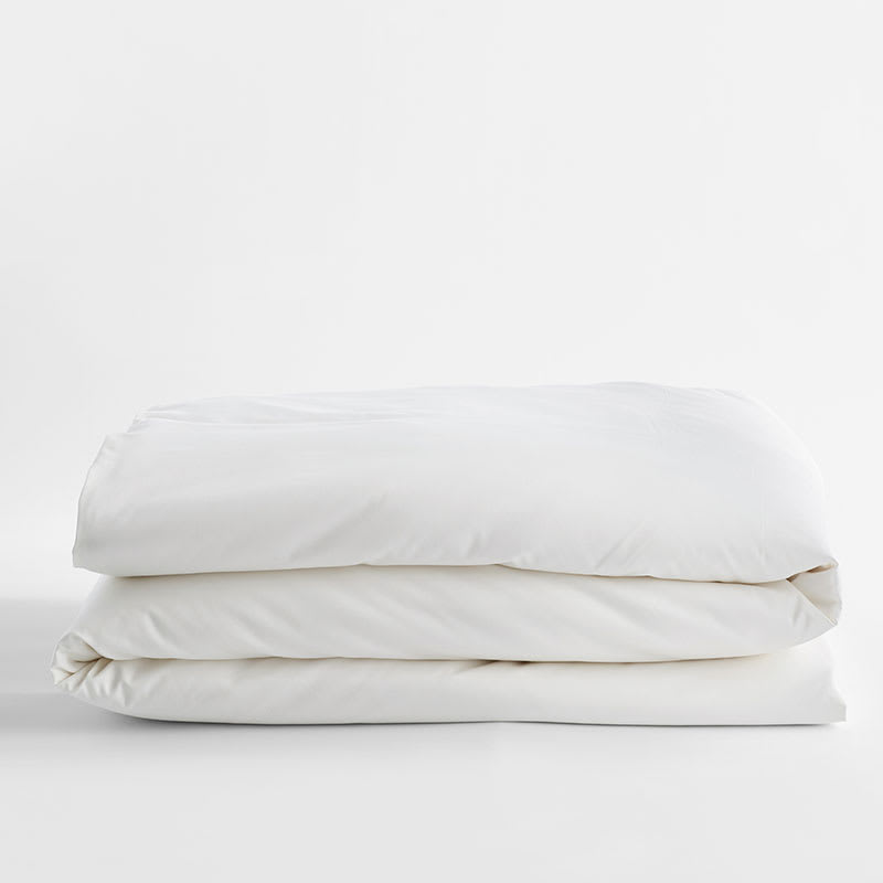 Company Cotton™ Organic Cotton Sateen Duvet Cover - White