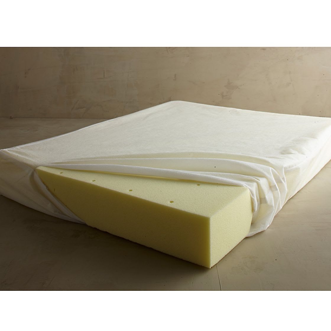 Memory Foam Dog Bed Insert - White