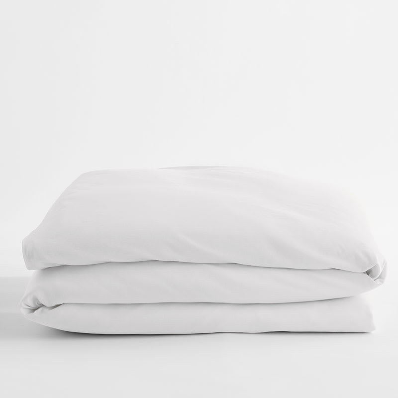 Company Cotton™ Jersey Knit Duvet Cover - White