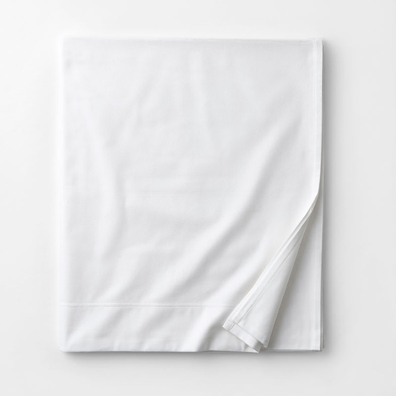Legends Luxury™ Velvet Flannel Flat Sheet - White
