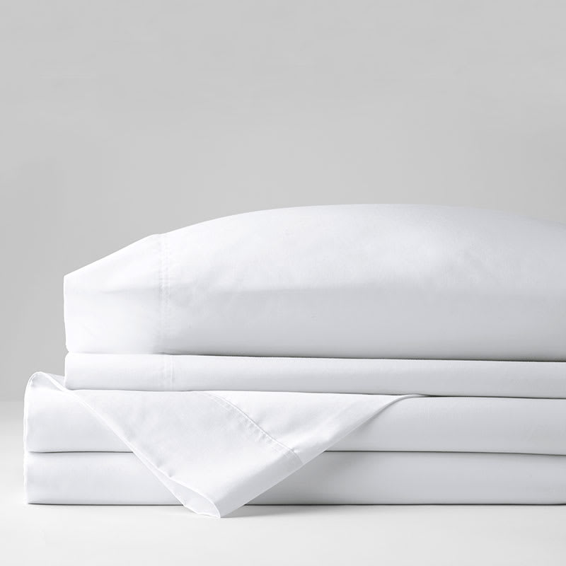 Company Cotton™ Wrinkle-Free Sateen Sheet Set - White