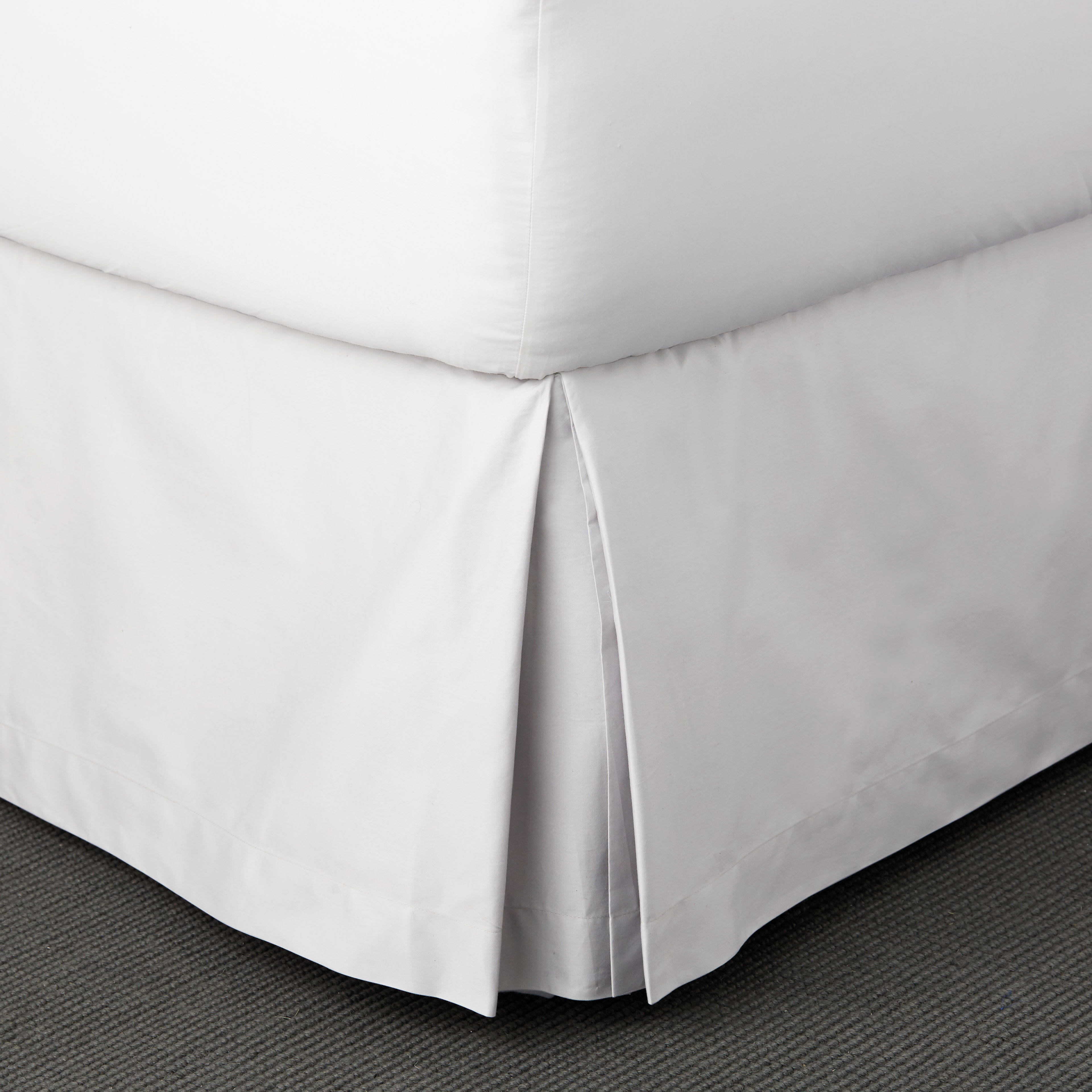 Company Cotton™ Sateen 14 in. Drop Bed Skirt - White