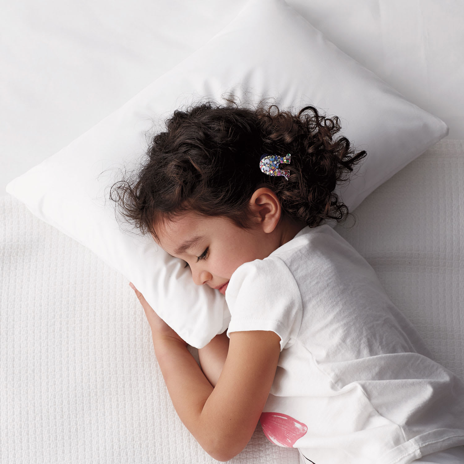 Dust Mite-Proof Toddler Cotton Pillow - White