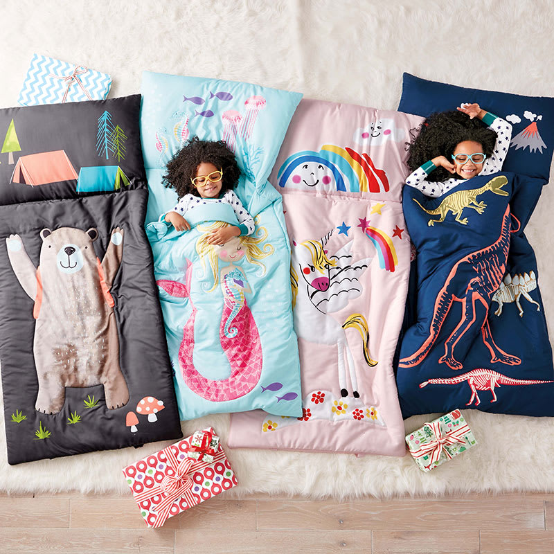 magnifiek Woud mijn Kids' Sleeping Bag with Pillow | The Company Store