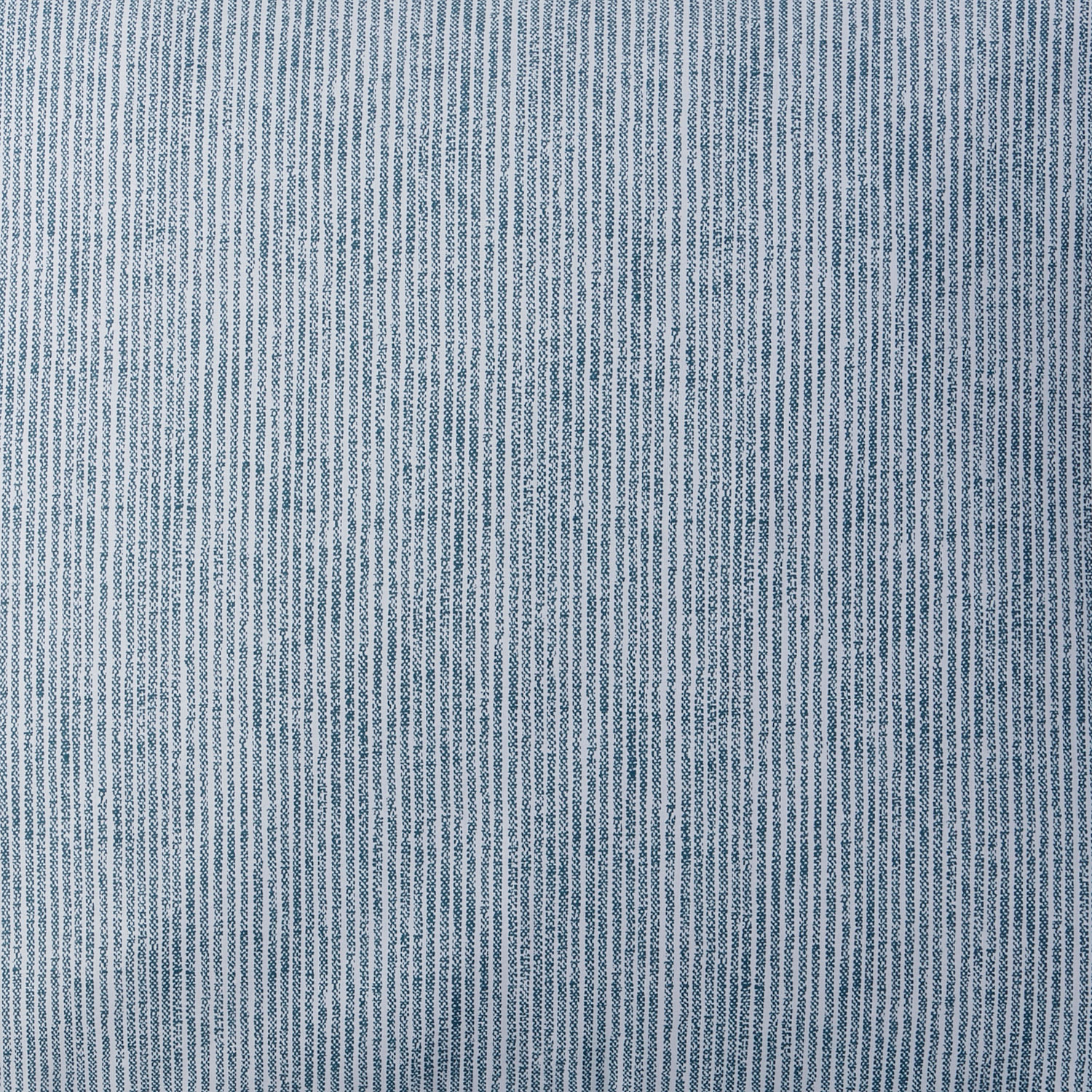 Larkin Stripe Company Cotton® Organic Percale Duvet Cover - Blue