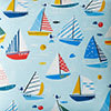 Company Cotton™ Sailing Regatta Percale Duvet Cover Set - Blue Multi