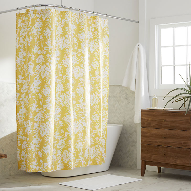 Legends Hotel™ Fleur Cotton & TENCEL™ Lyocell Shower Curtain The