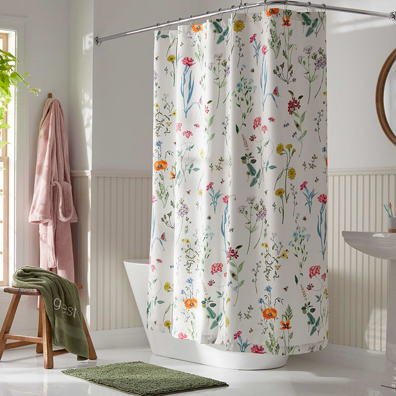 Shower deals curtain floral