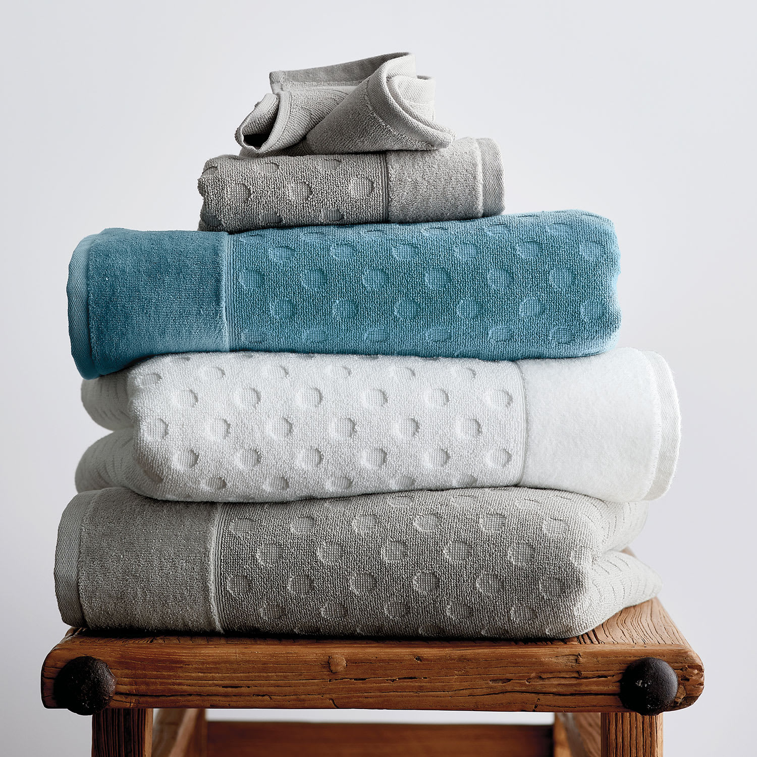 Dot Supima® Cotton Luxury Bath Towels The Company Store