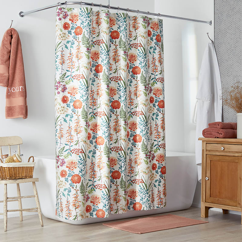 Legends Hotel Winter Wildflower Shower Curtain The Company