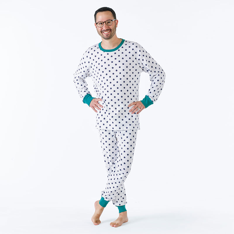 Matching Family Snug-Fit Organic Cotton Men's Pajama Set