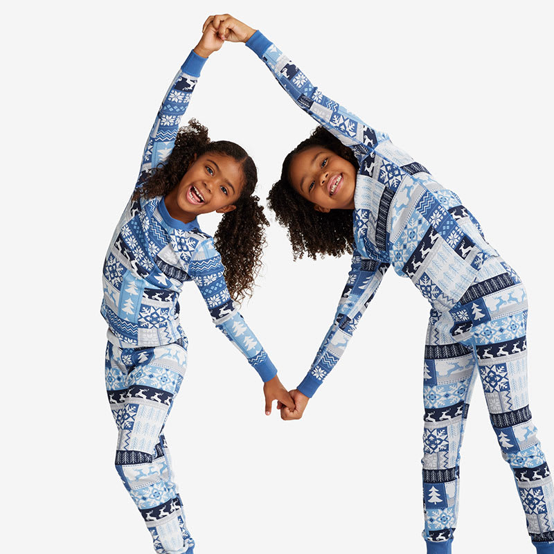 matching pajamas family set