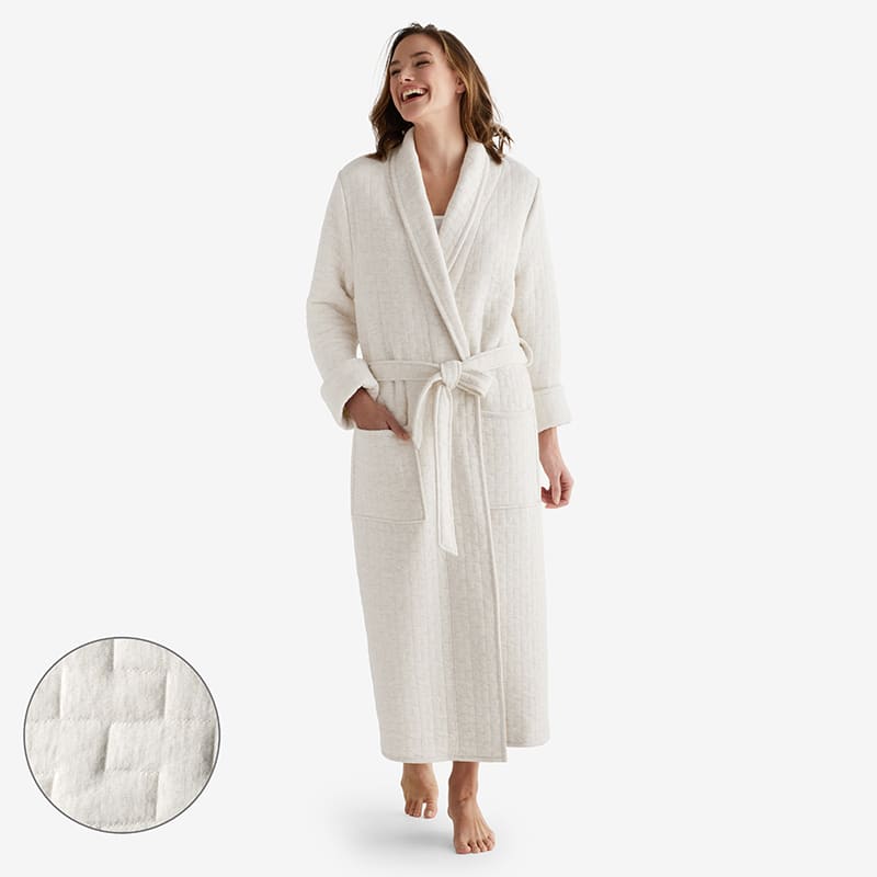 Air Layer Jersey Knit Robe The Company Store