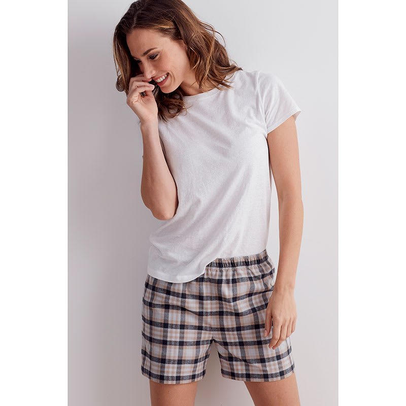 abercrombie flannel sleep shorts