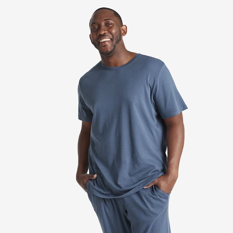 Pima Cotton Men s Crewneck Top The Company Store