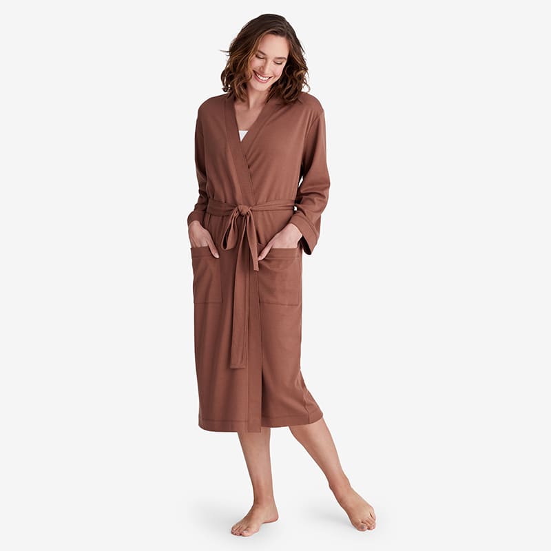 Pima Cotton Women's Kimono Robe The Company Store