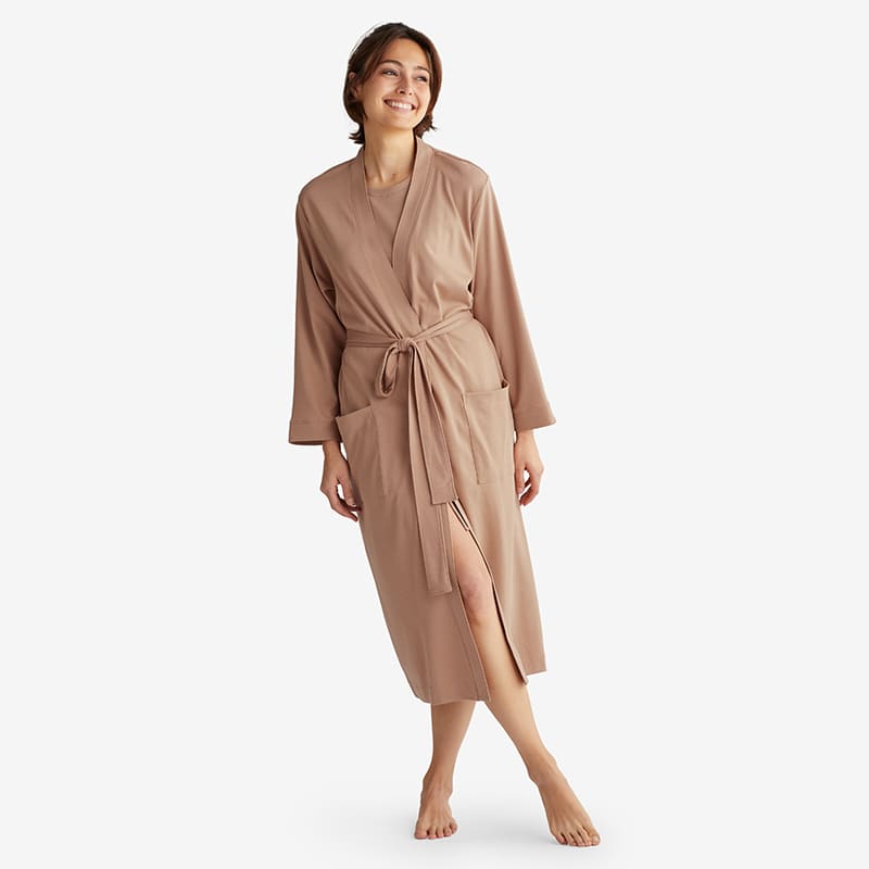 Pima Cotton Women's Kimono Robe | The Company Store