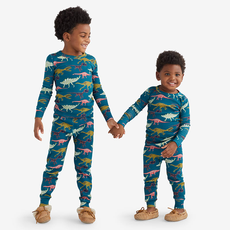 Toddlers' Organic Cotton Fitted Pajamas