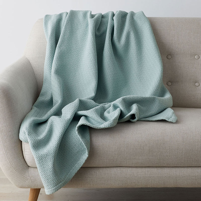 Rose colored throw online blanket