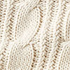 Chunky Cable Knit Throw - Natural
