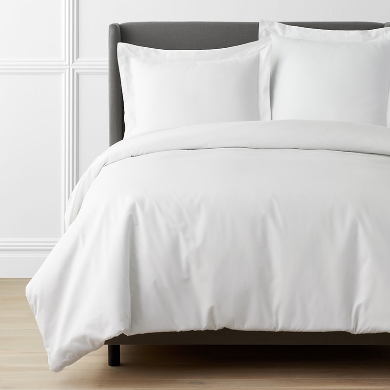 Solid 500-Thread Count Sateen Duvet Cover | The Company Store