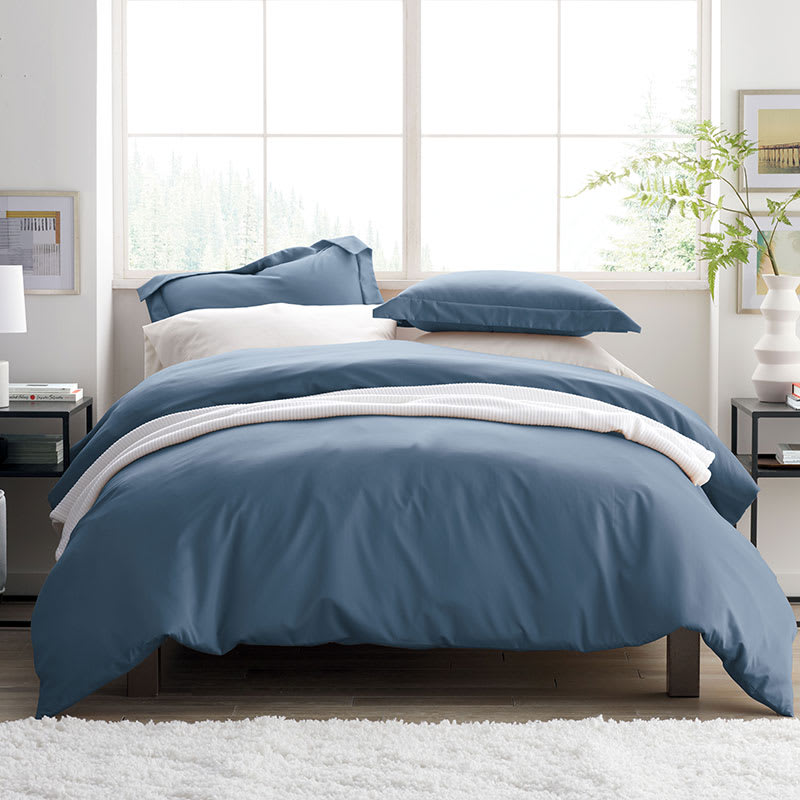 Supima® Cotton Wrinkle-Free Sateen Duvet Cover