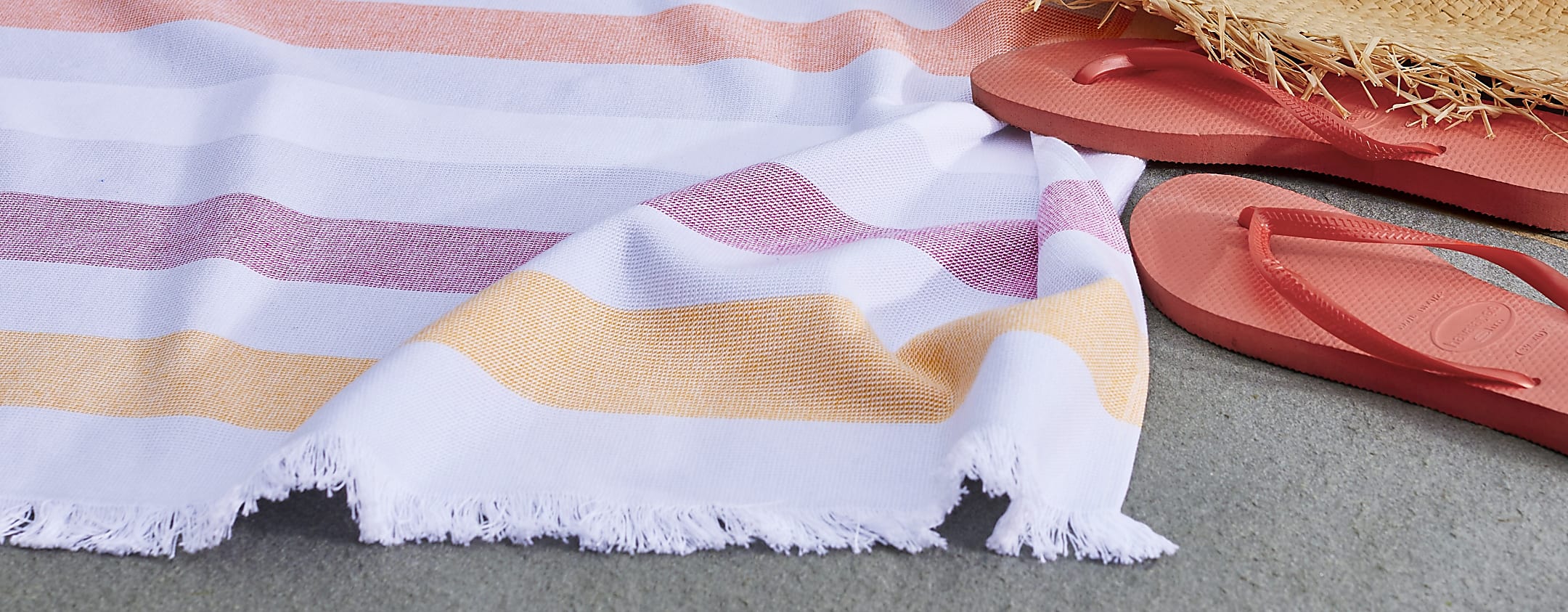 flat weave towels