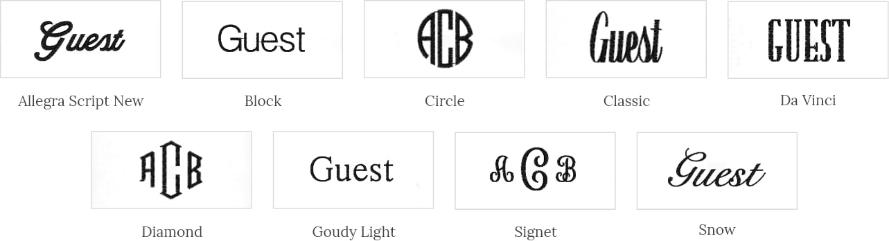 monogram fonts